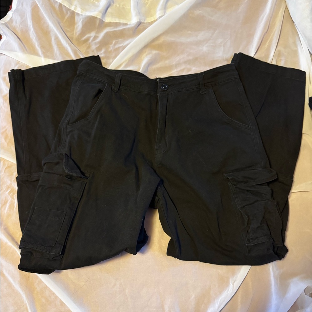 Men's Black Cargo Pants